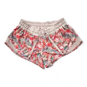 Lululemon Hotty Hot Pink Floral Shorts